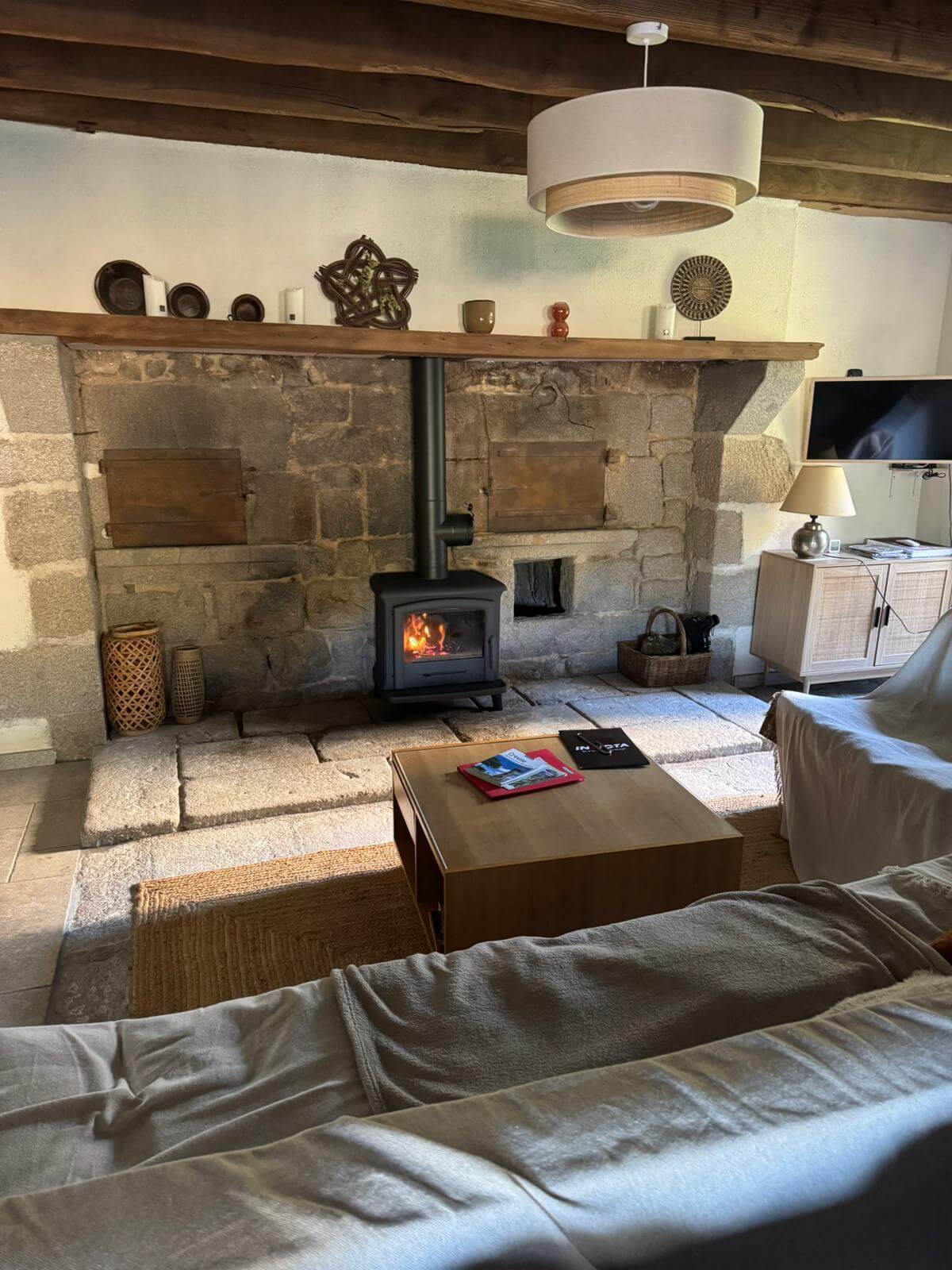Pièce de vie du gîte