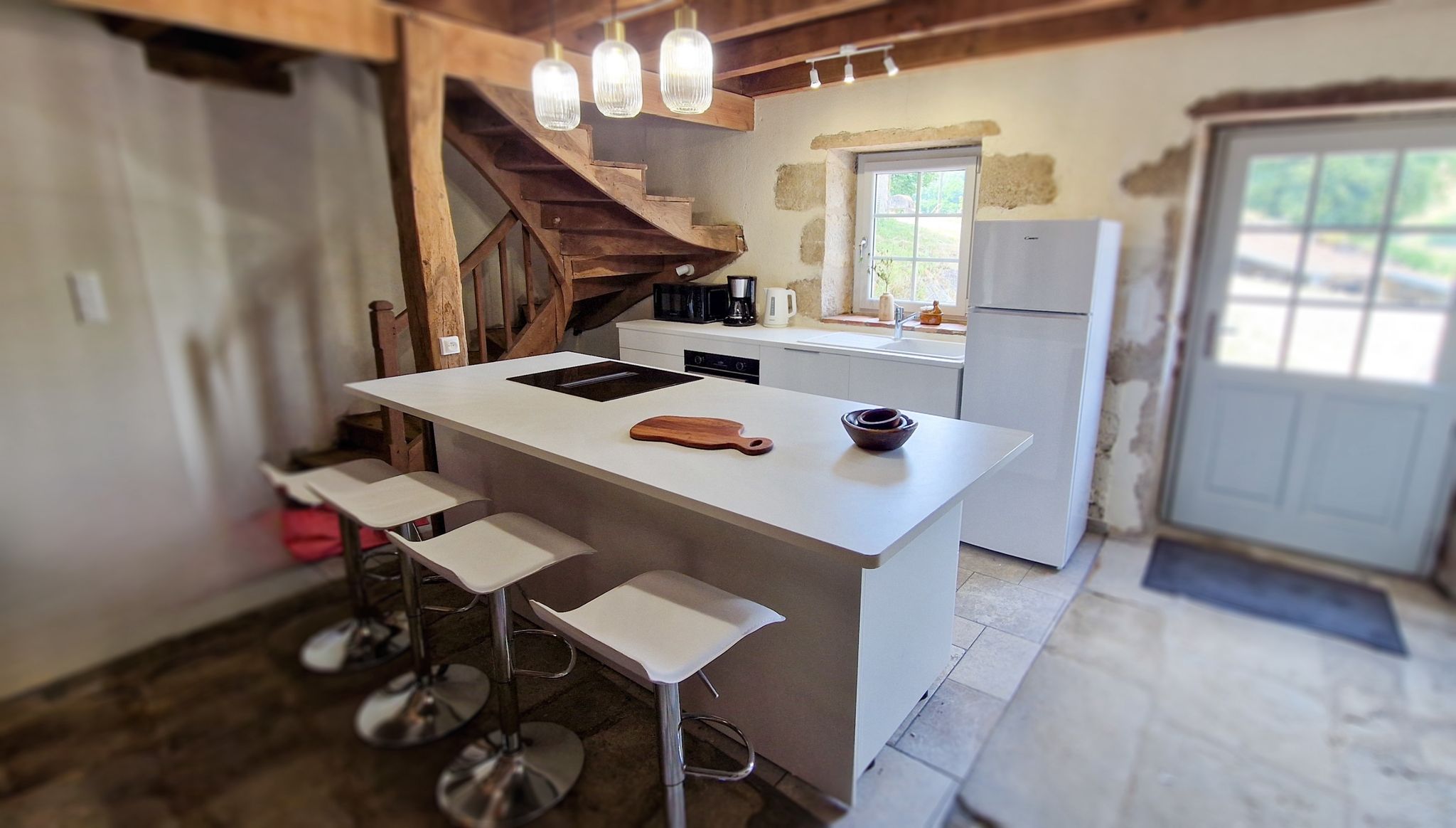 Pièce de vie du gîte